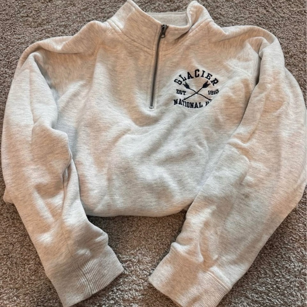 Glacier National Park Gray Women's Sweater